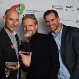 2016 Eyes & Ears Awards: v.l.n.r. Dann Smit, Martijn Wolf & Marco-Paul de Jeu, alle CapeRock